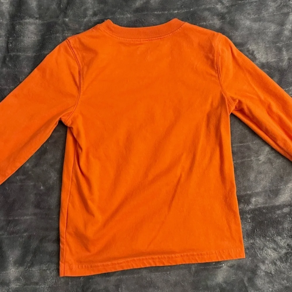 Carter's Orange Halloween Pumpkin Shirt